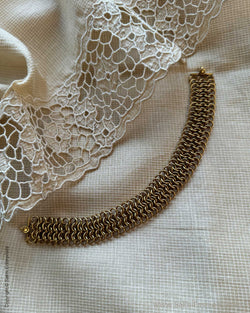 AS-X11032 Silver Gold Necklace