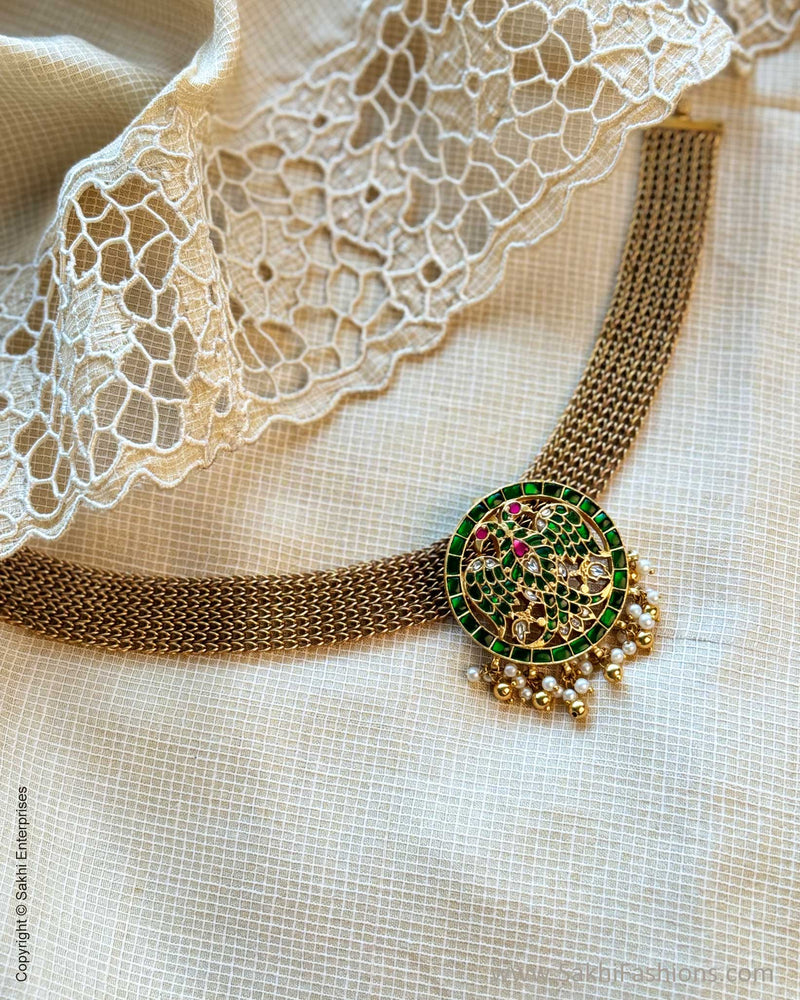 AS-X11029 Silver Gold Necklace