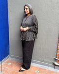 EE-X11502 Ajrakh Black Jacket