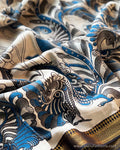BL-X11515 Blue Kalamkari Blouse