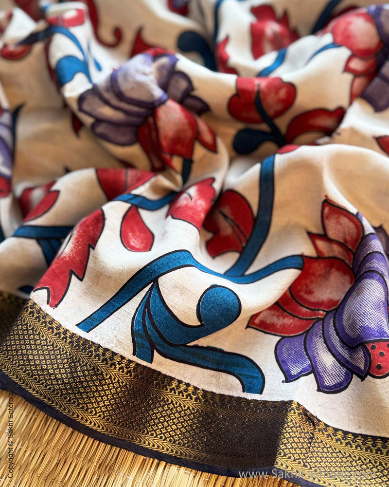 BL-X11519 Blue Kalamkari Blouse