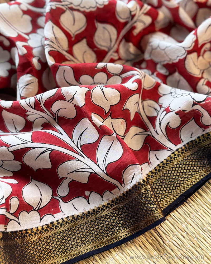 BL-X11517 Red Kalamkari Blouse