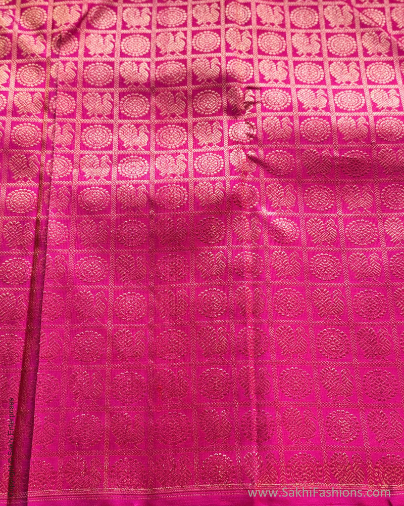 BL-X10952 Pink Kanchi Blouse