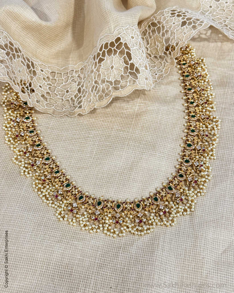 AJ-X10886 Pearls Necklace Set