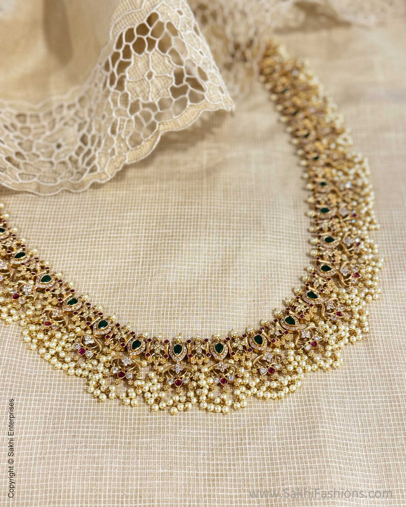 AJ-X10885 Pearls Necklace Set