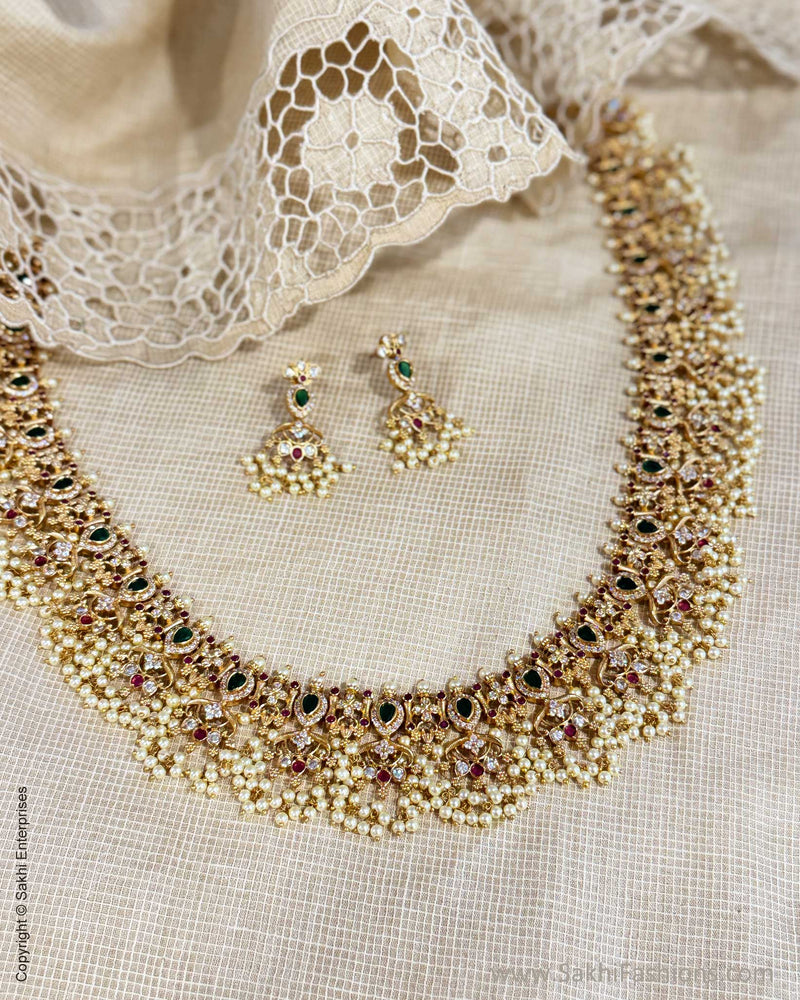 AJ-X10885 Pearls Necklace Set
