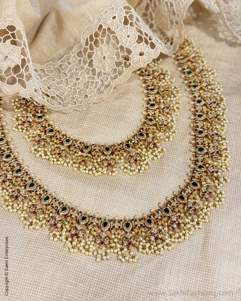 AJ-X10885 Pearls Necklace Set