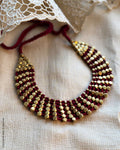 AJ-X11822 Gold Brass Necklace