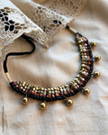 AJ-X11831 Gold Brass Necklace
