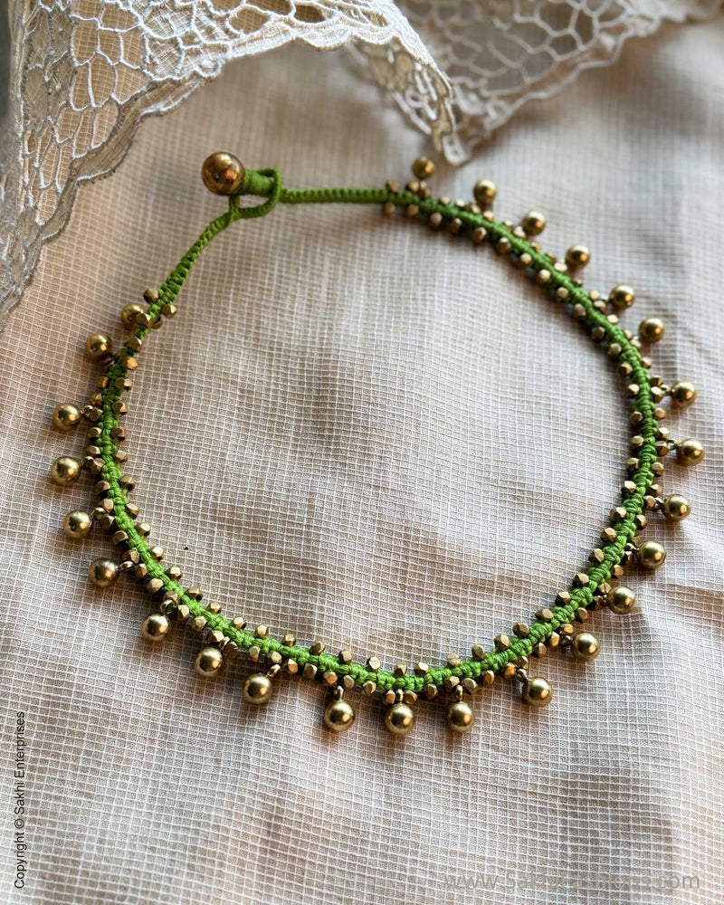 AJ-X11825 Brass Necklace