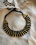 AJ-X11823 Gold Brass Necklace
