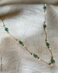 AG-X11713 Green Gold Chain