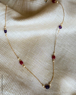 AG-X11714 Ruby Gold Chain
