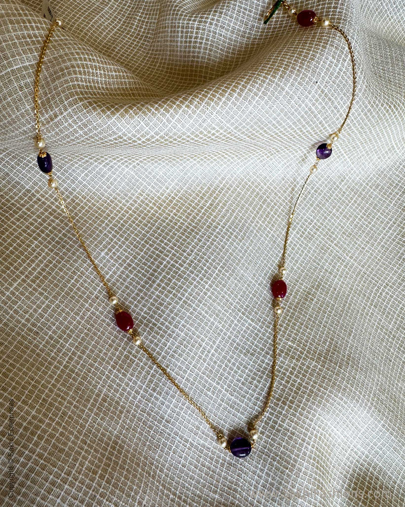 AG-X11714 Ruby Gold Chain