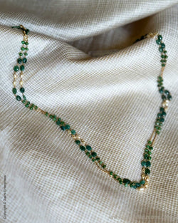 AG-X11720 Green Gold Chain
