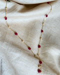 AG-X11712 Ruby Gold Chain