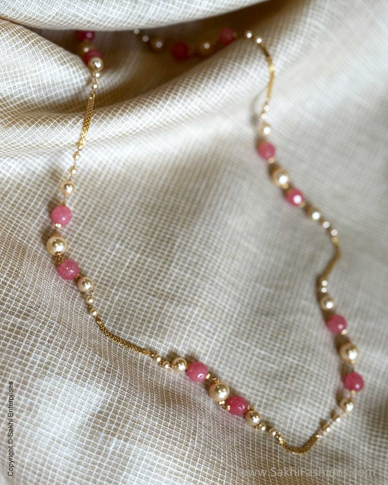 AG-X11708 Pink Gold Chain