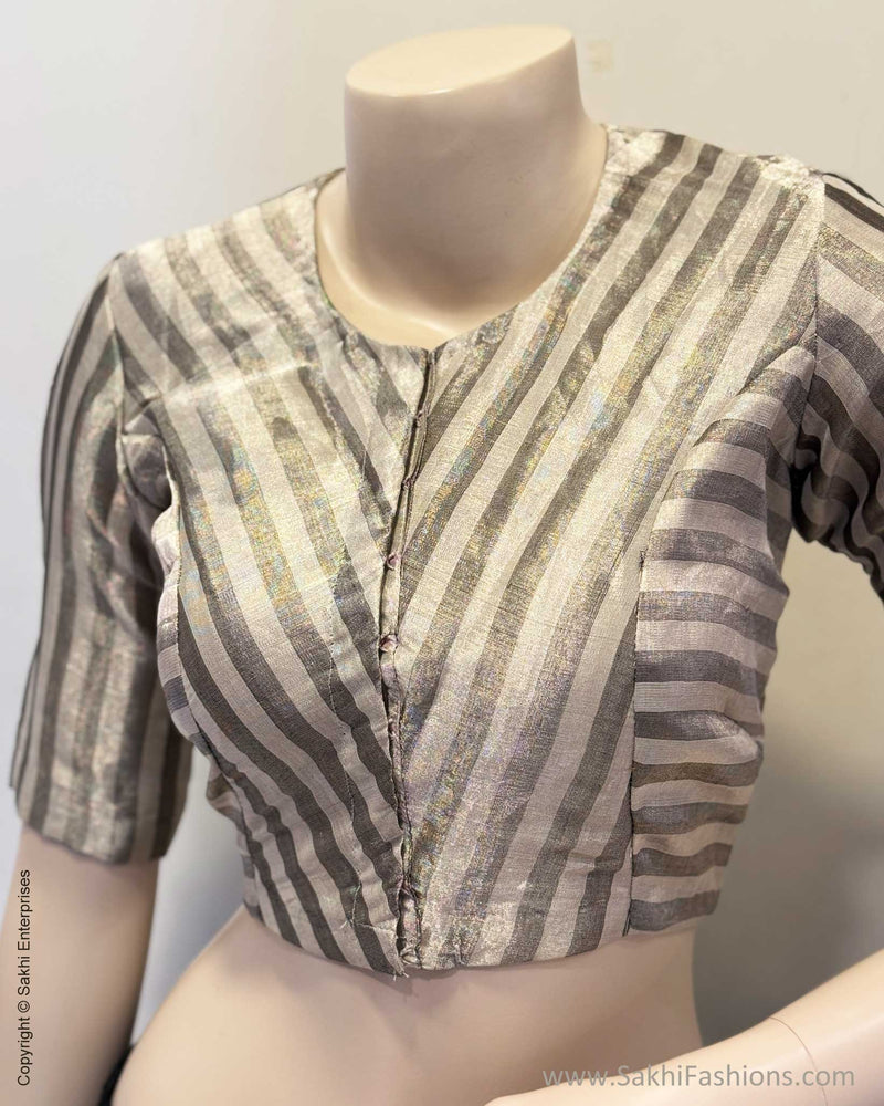 BL-X01117 Silver Tissue Blouse