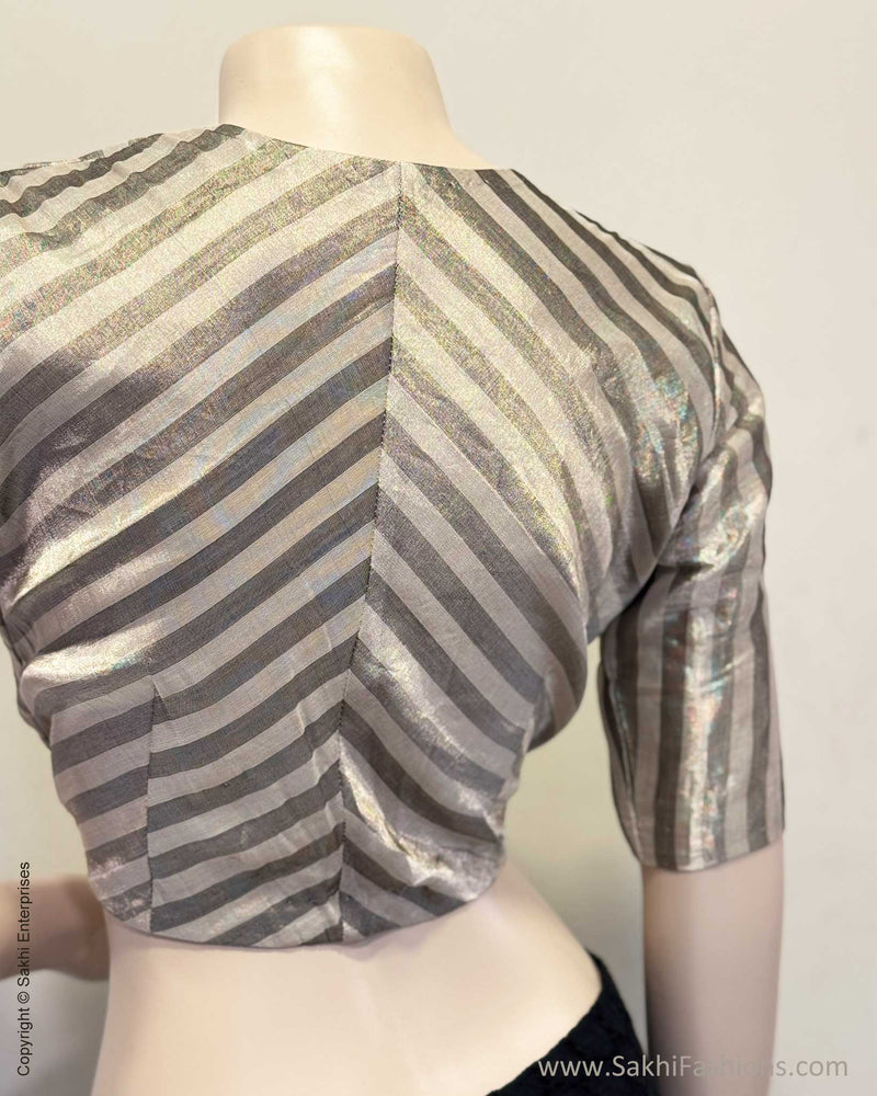 BL-X01117 Silver Tissue Blouse