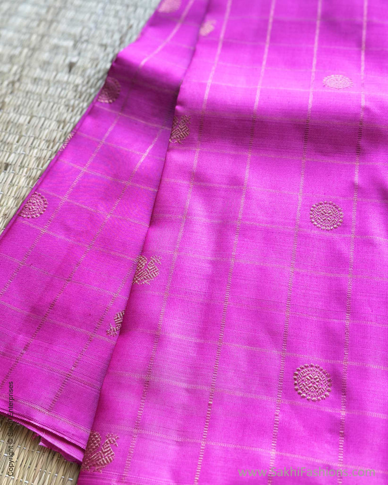 BL-X07941 Pink Kanchi Blouse