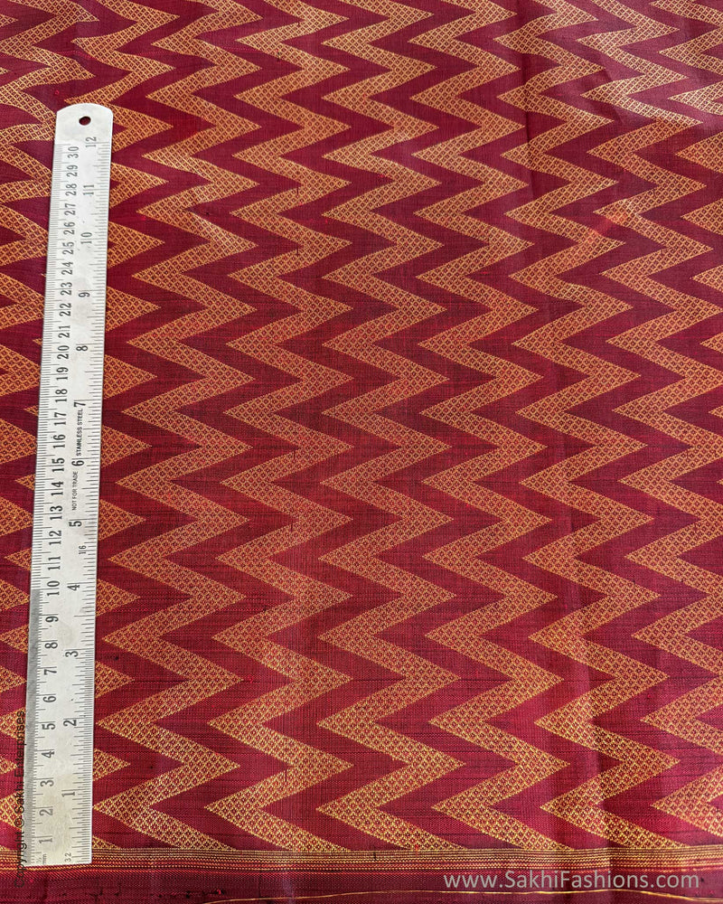 BL-X07432 Maroon Kanchi Blouse