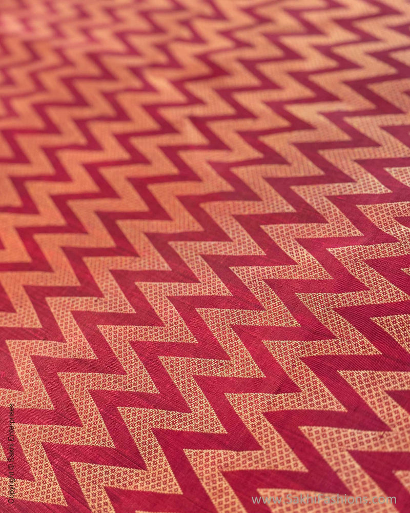 BL-X07432 Maroon Kanchi Blouse