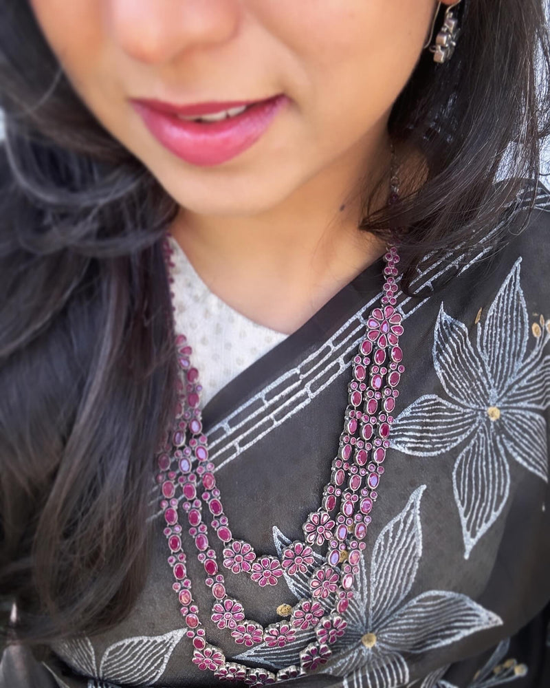 BL-W16476 Silver Tissue Blouse