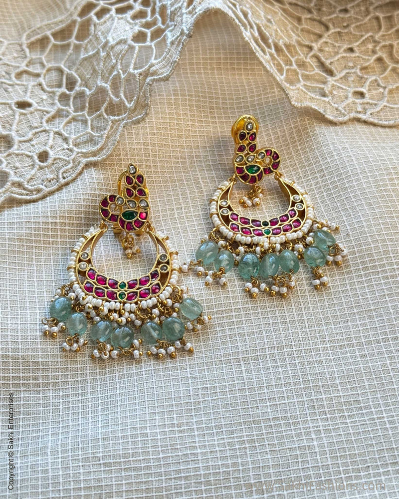 AJ-X13600 Gold Chandbali Earring