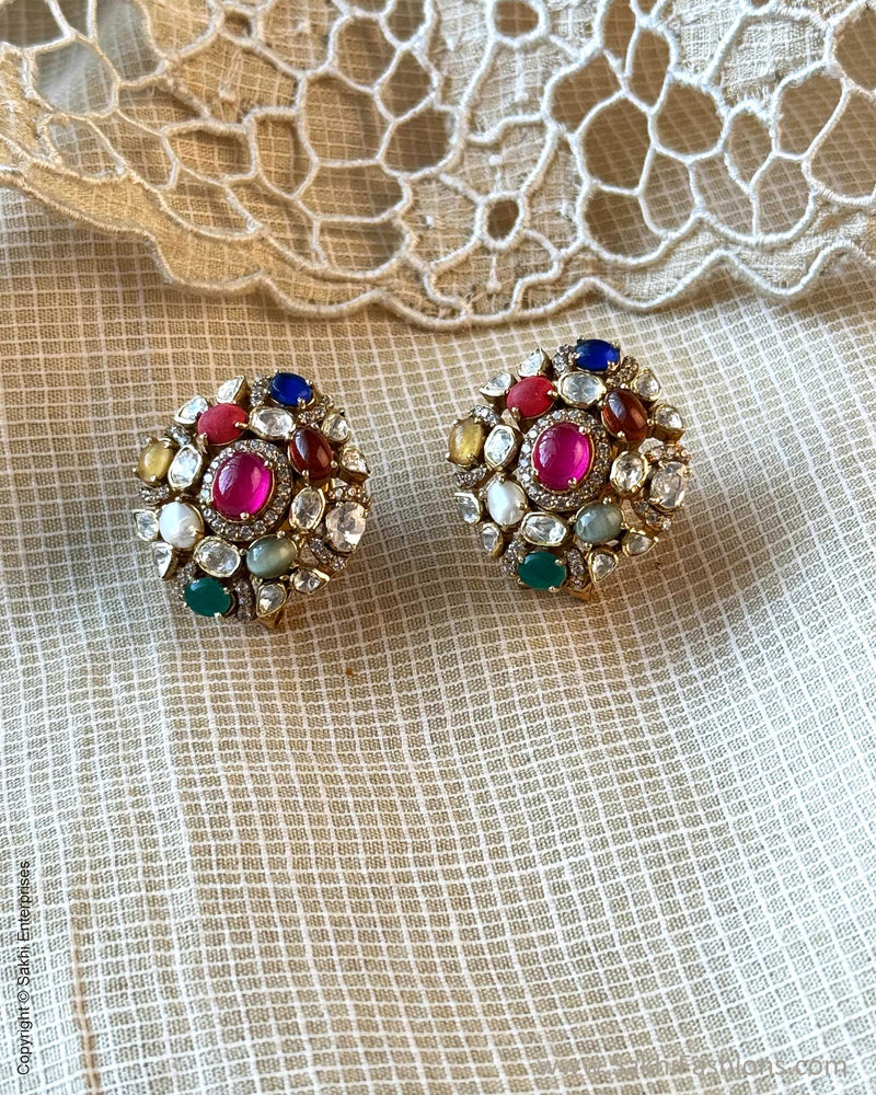 AS-X13846 Navarathan Earring