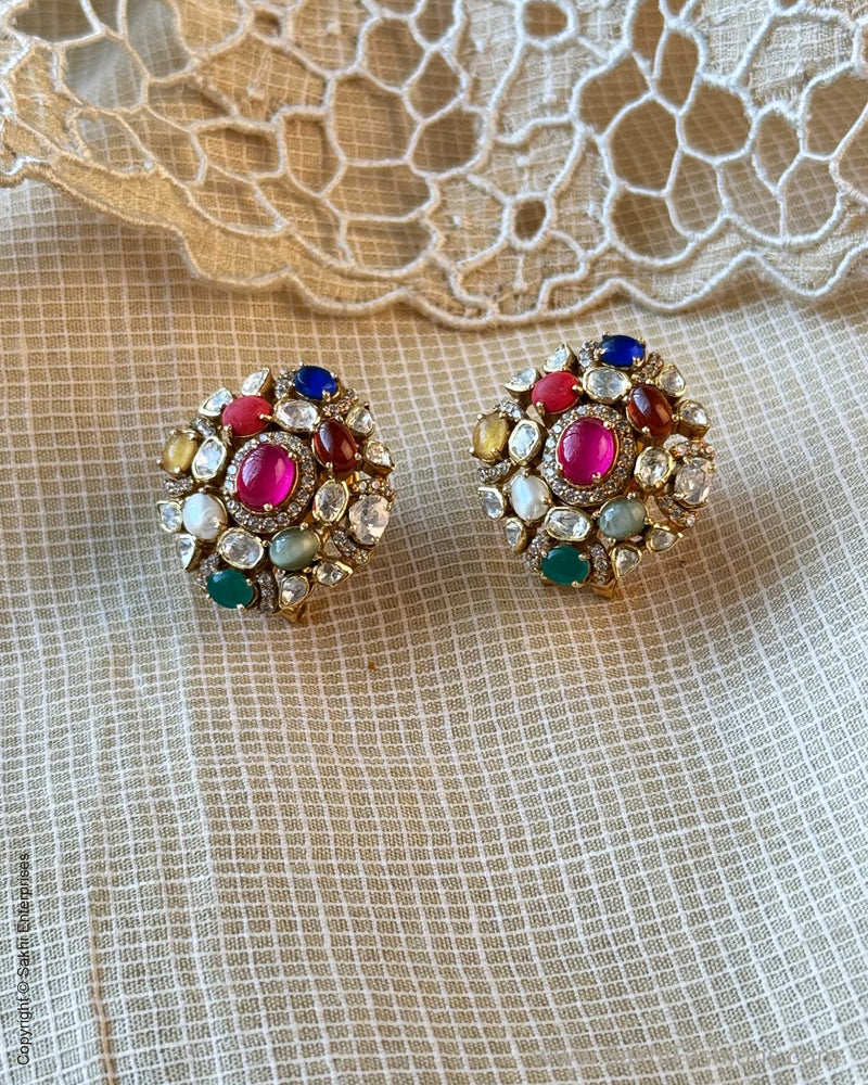 AS-X13846 Navarathan Earring