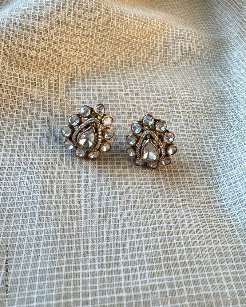 AS-X13847 Kundan Stones Earring