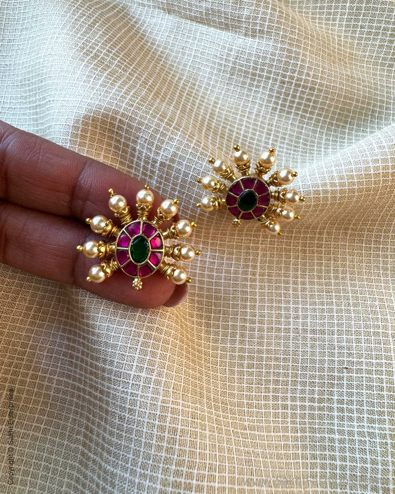 AJ-X13540 Gold Earring