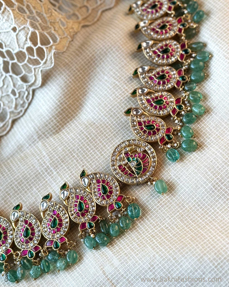 AJ-X13556 Peacock Necklace
