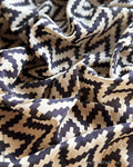 BL-R23138 - Black &  Pure Silk Blouse Fabric
