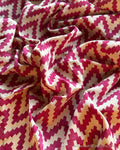 BL-R23143 - Pink &  Pure Silk Blouse Fabric