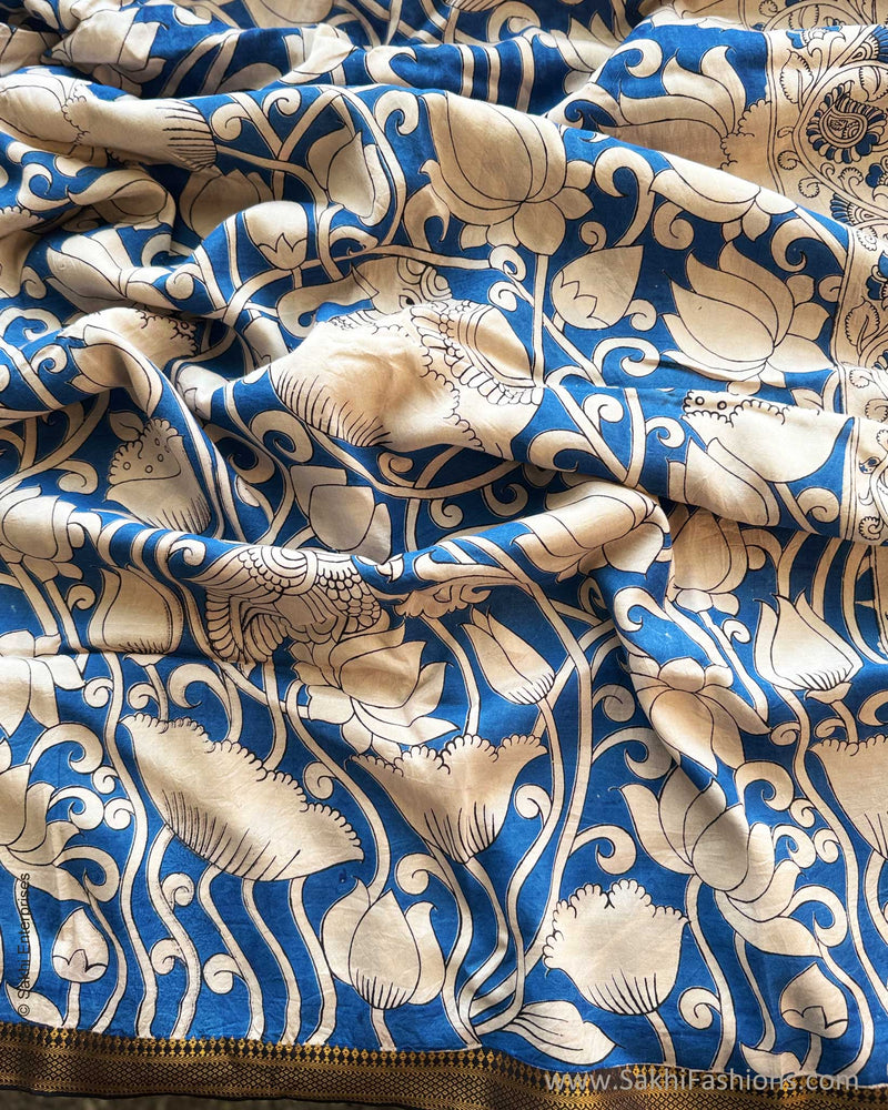 BL-X13952 Lotus Kalamkari Blouse