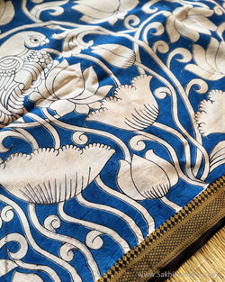 BL-X13952 Lotus Kalamkari Blouse