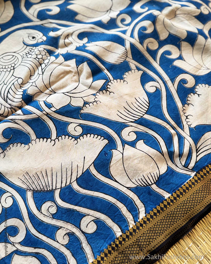 BL-X13952 Lotus Kalamkari Blouse