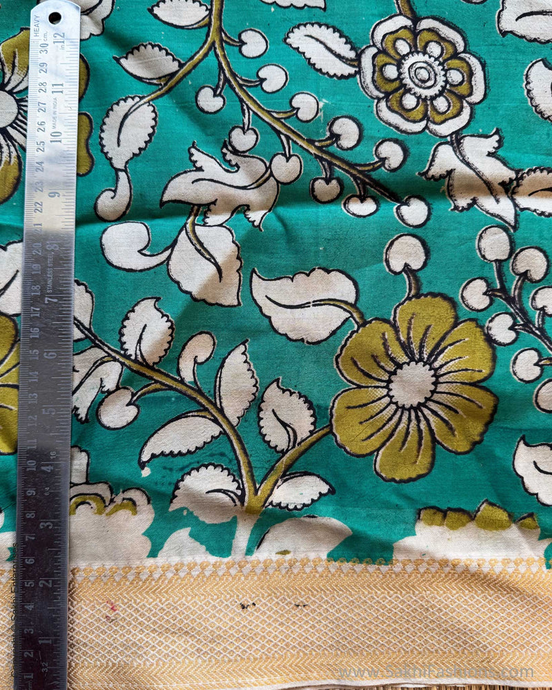BL-W14827 Green Kalamkari Blouse