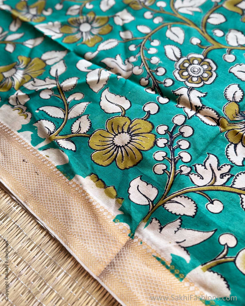 BL-W14827 Green Kalamkari Blouse