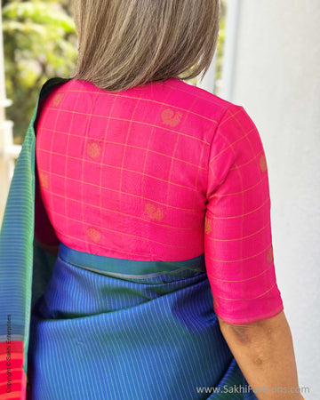 EE-X13889 Blue Kanchi saree