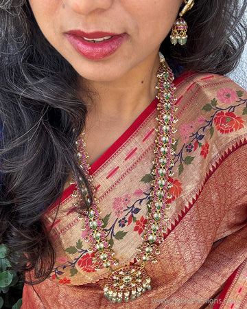 EE-X14470 Red Paithani Silk Kota Sari
