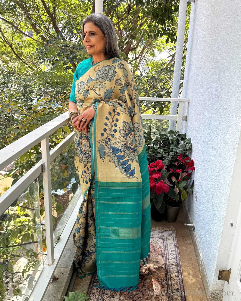 EE-X14203 Kalamkari Kanchi Silk