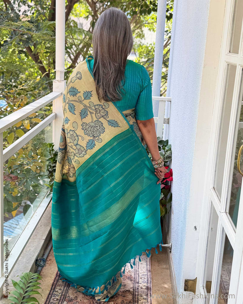 EE-X14203 Kalamkari Kanchi Silk
