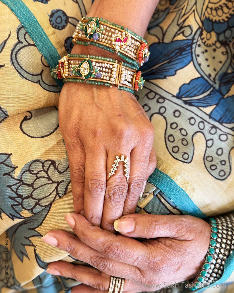 EE-X14203 Kalamkari Kanchi Silk