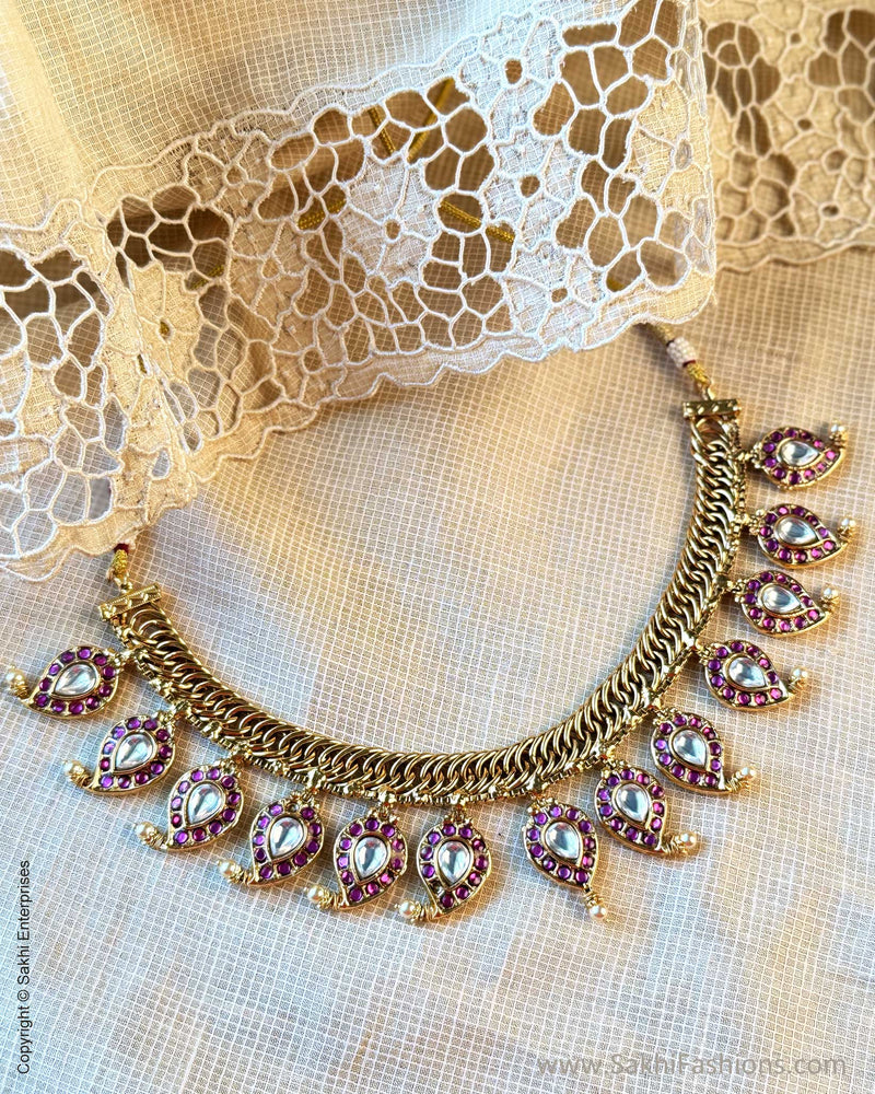 AJ-X15056 Statement Reversible Necklace Set