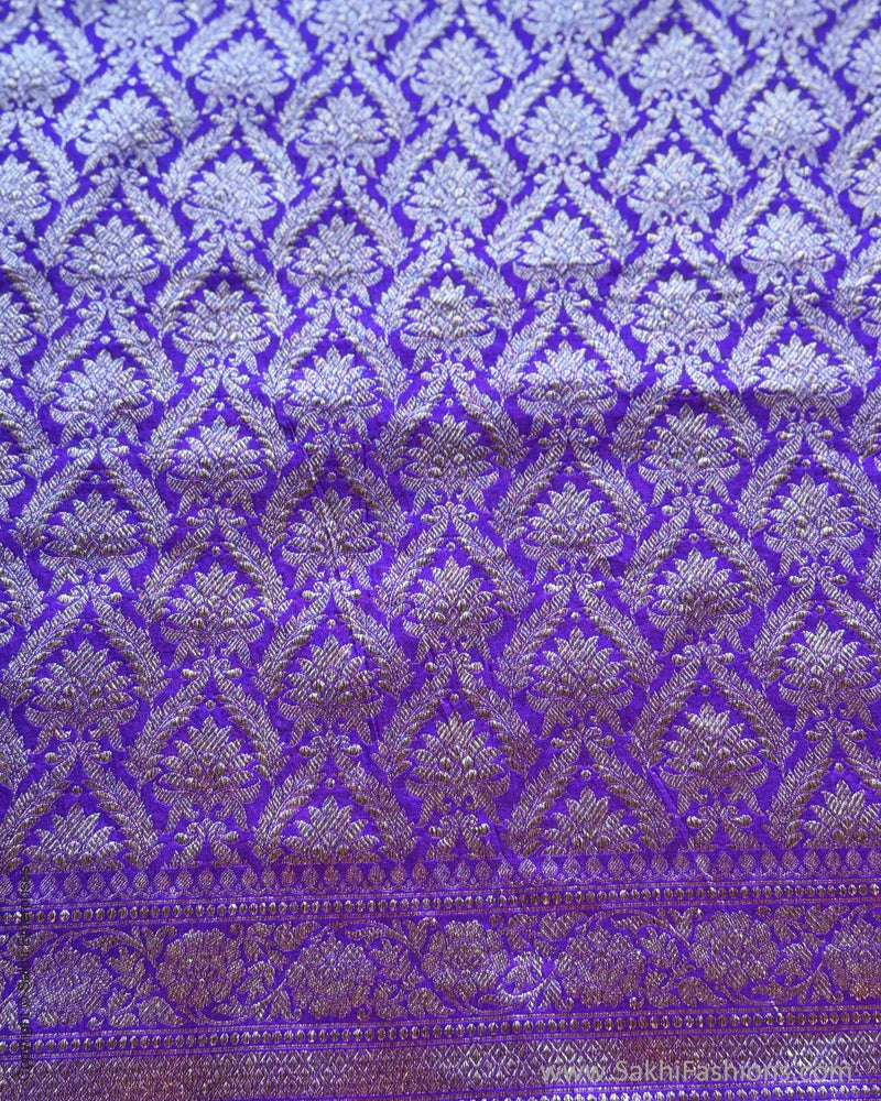 DP-X15165 Purple Banarsi Dupatta