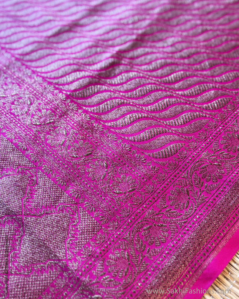 DP-X15162 Pink Banarsi Dupatta