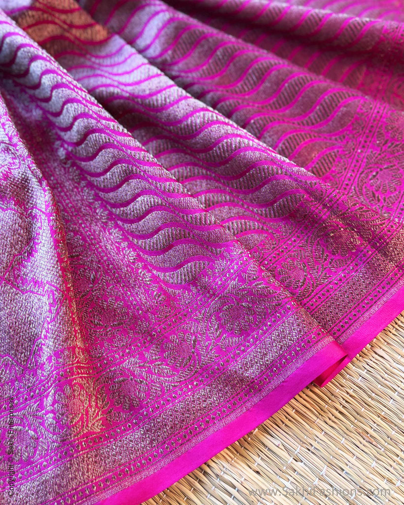 DP-X15162 Pink Banarsi Dupatta