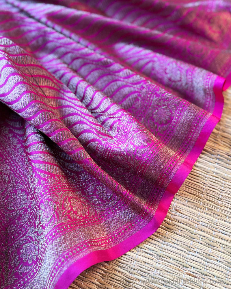 DP-X15162 Pink Banarsi Dupatta